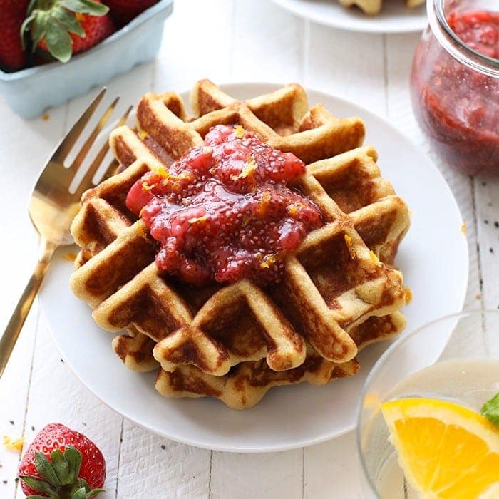 Master Grain-Free Waffles: Tips for Light & Crispy + Berry Compote